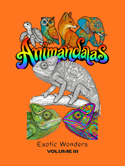 Animandalas Exotic 
Wonders, Volume III book cover